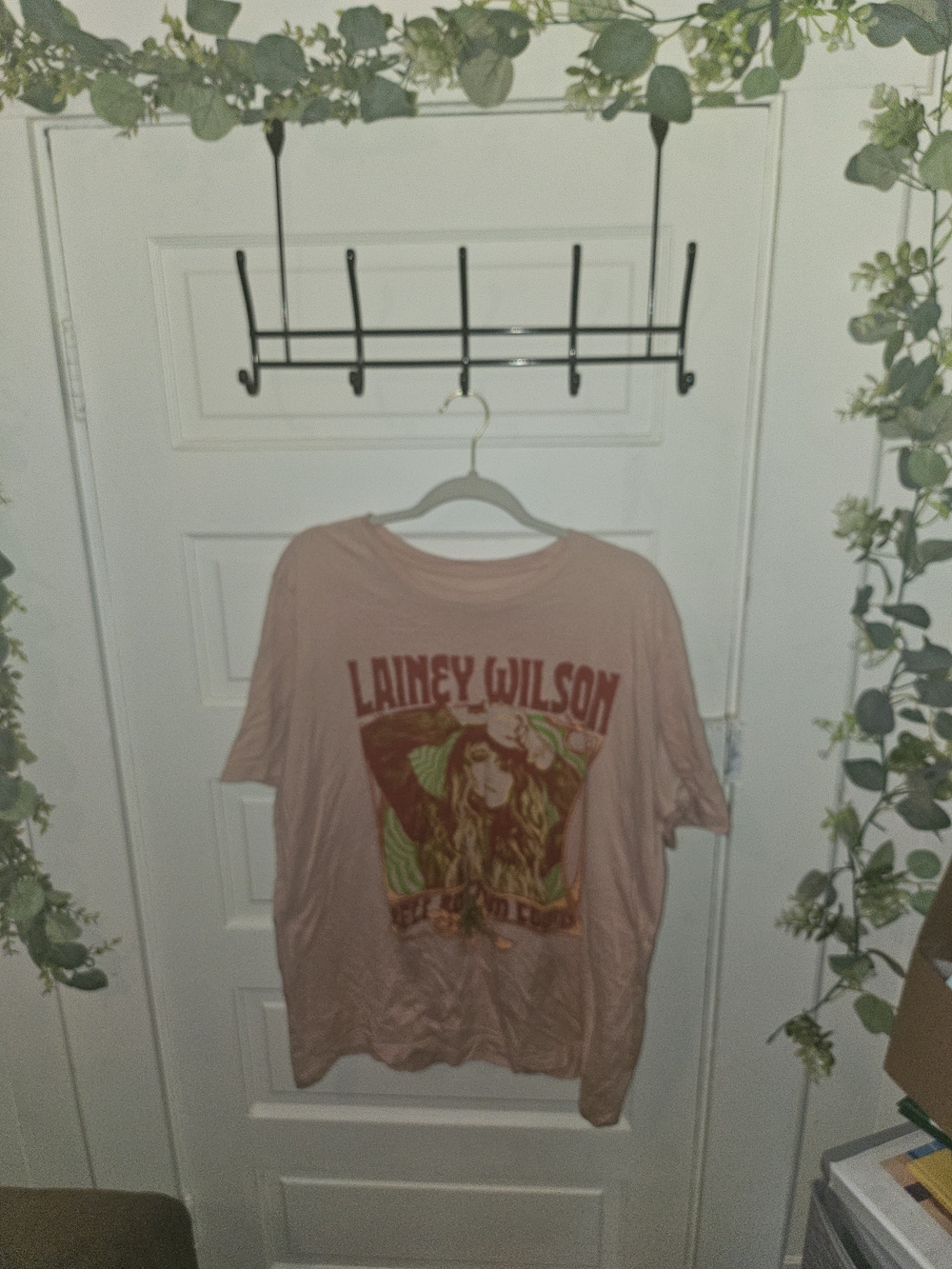 Lainey Wilson Graphic Tee - Pink Women’s Blouse